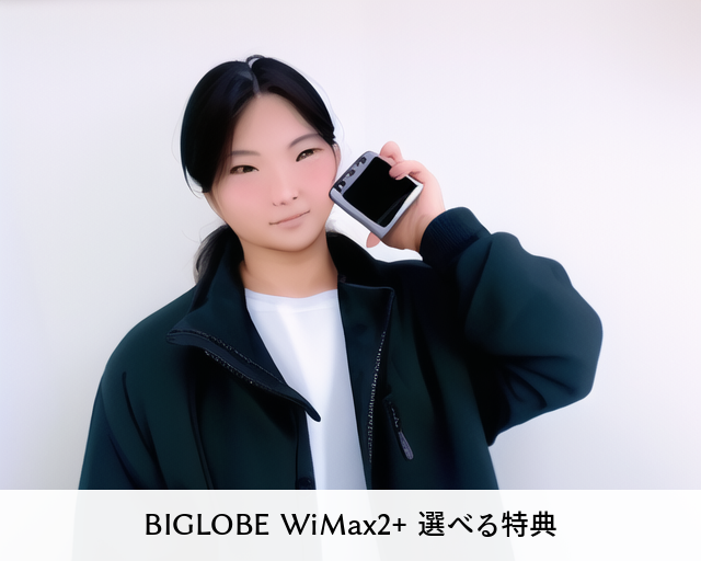 BIGLOBE WiMax2+ 選べる特典