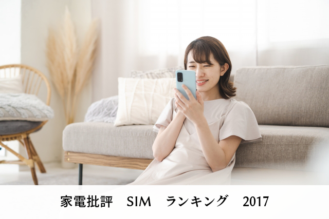 家電批評　SIM　ランキング　2017