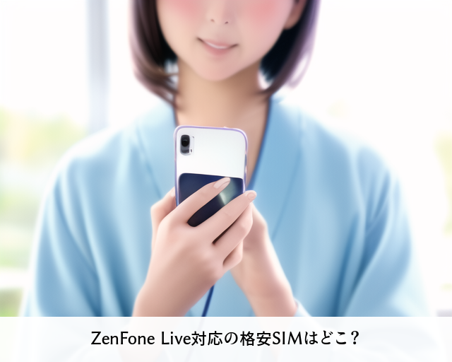 ZenFone Live対応の格安SIMはどこ？