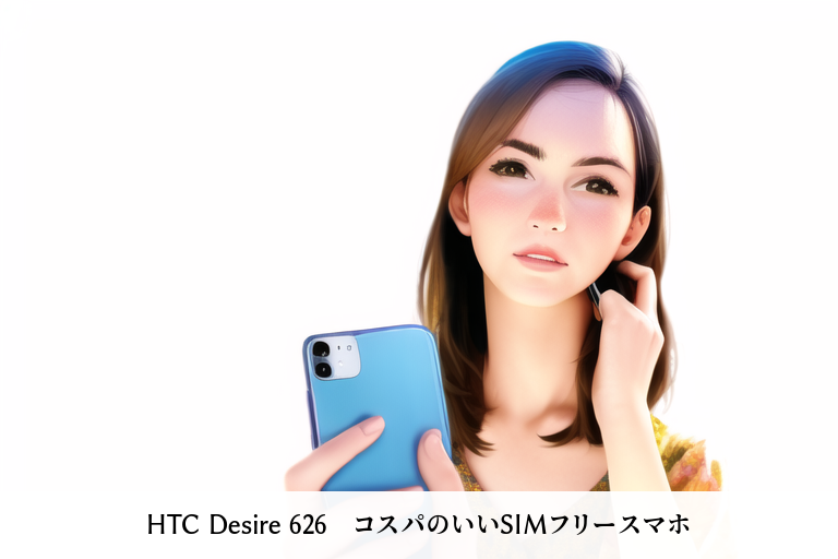 HTC Desire 626　コスパのいいSIMフリースマホ